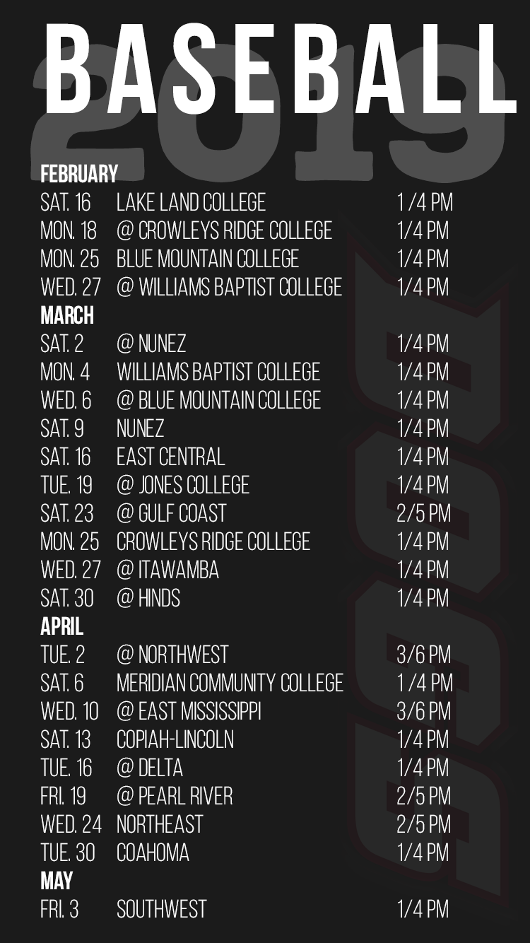 2019 Baseball