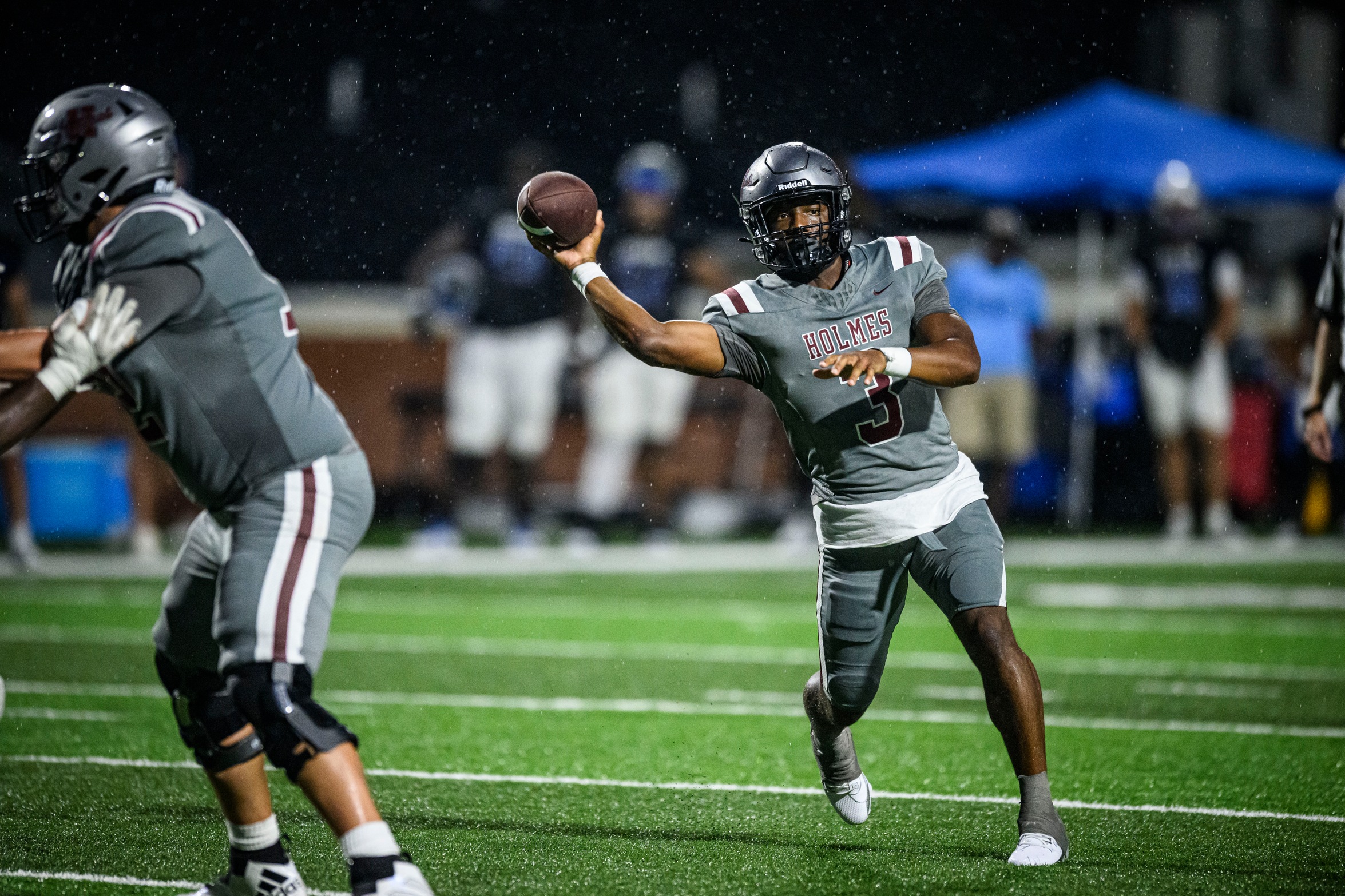 Quarterback Chase Richardson of Winona helped lead the Holmes Bulldogs to the MACCC playoffs last season, and he returns for his sophomore campaign this season.