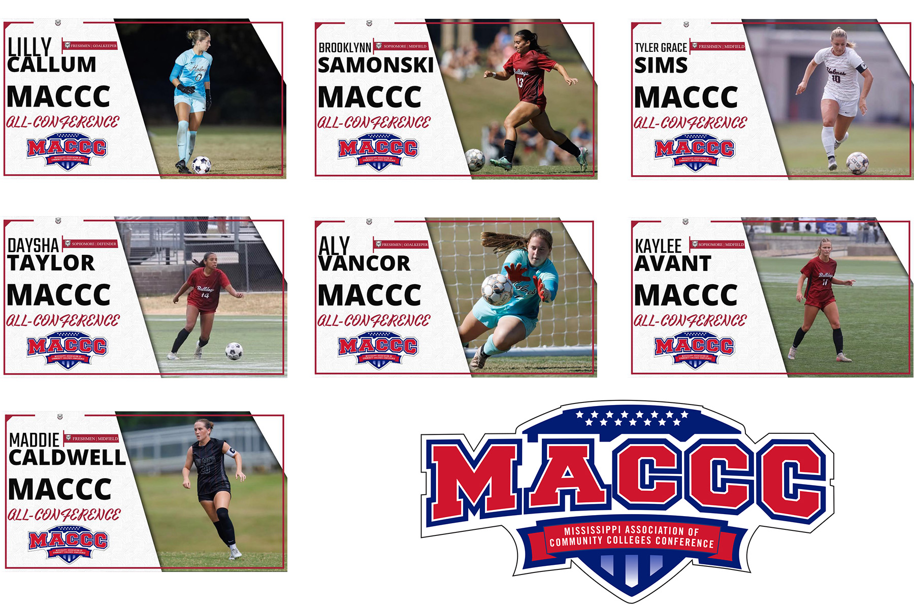 Lady Bulldogs place seven on the All-MACCC team